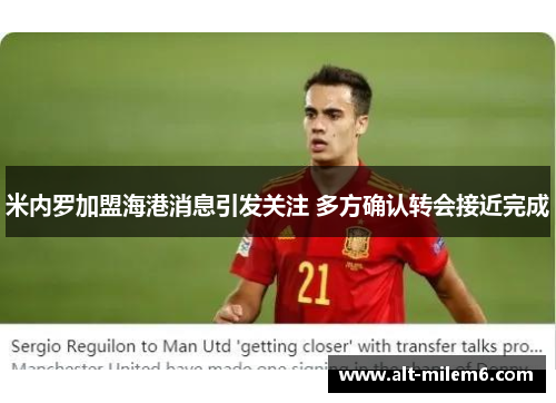 米内罗加盟海港消息引发关注 多方确认转会接近完成